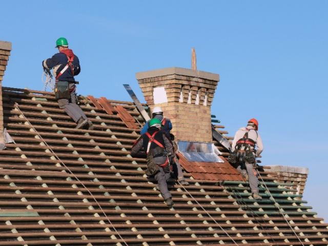 Travaux de toiture neuve - Avant